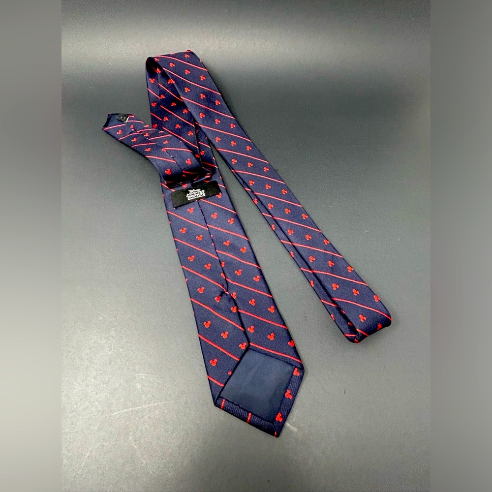 Disney Mickey Mouse Navy Pinstripe Tie